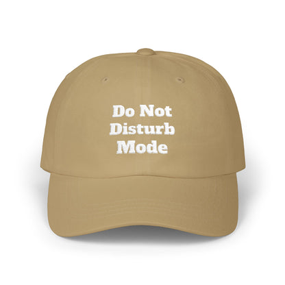 Do Not Disturb Mode Embroidered Baseball Hat Minimalist Aesthetic Cap Unisex Dad Hat