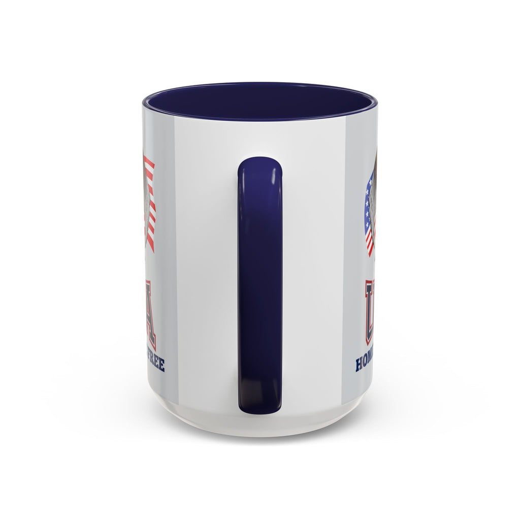 USA Eagle Coffee Mug — 'Home of the Free' Patriotic Accent Mug (11/15 oz)