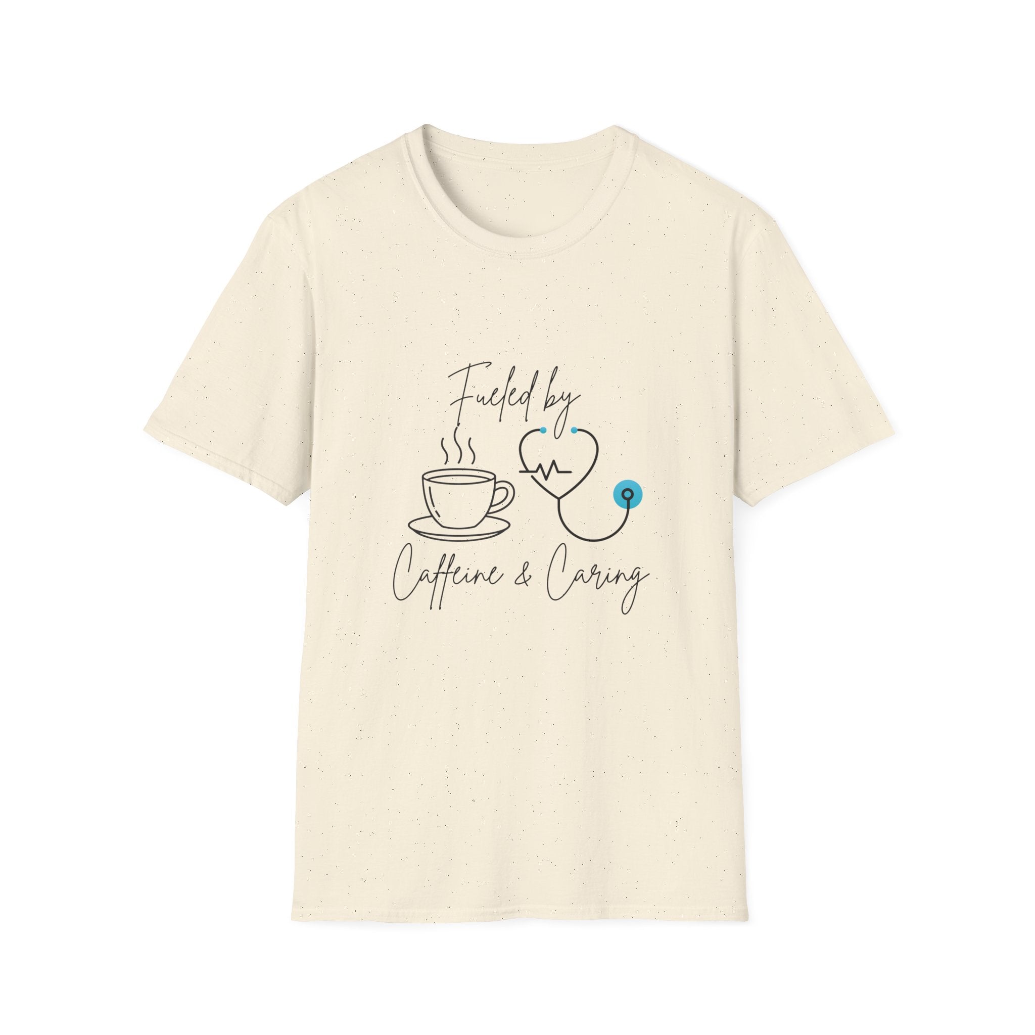 Fueled By Caffeine & Caring Nurse T-Shirt