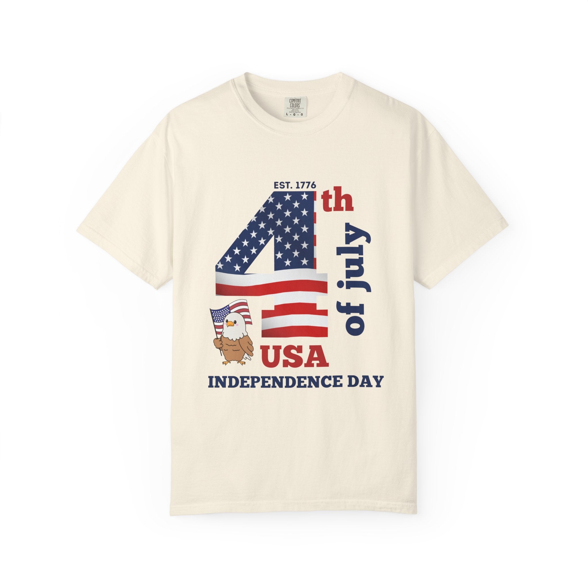 4th of July Patriotic T-Shirt | American Flag Independence Day Shirt | USA Freedom Graphic Tee