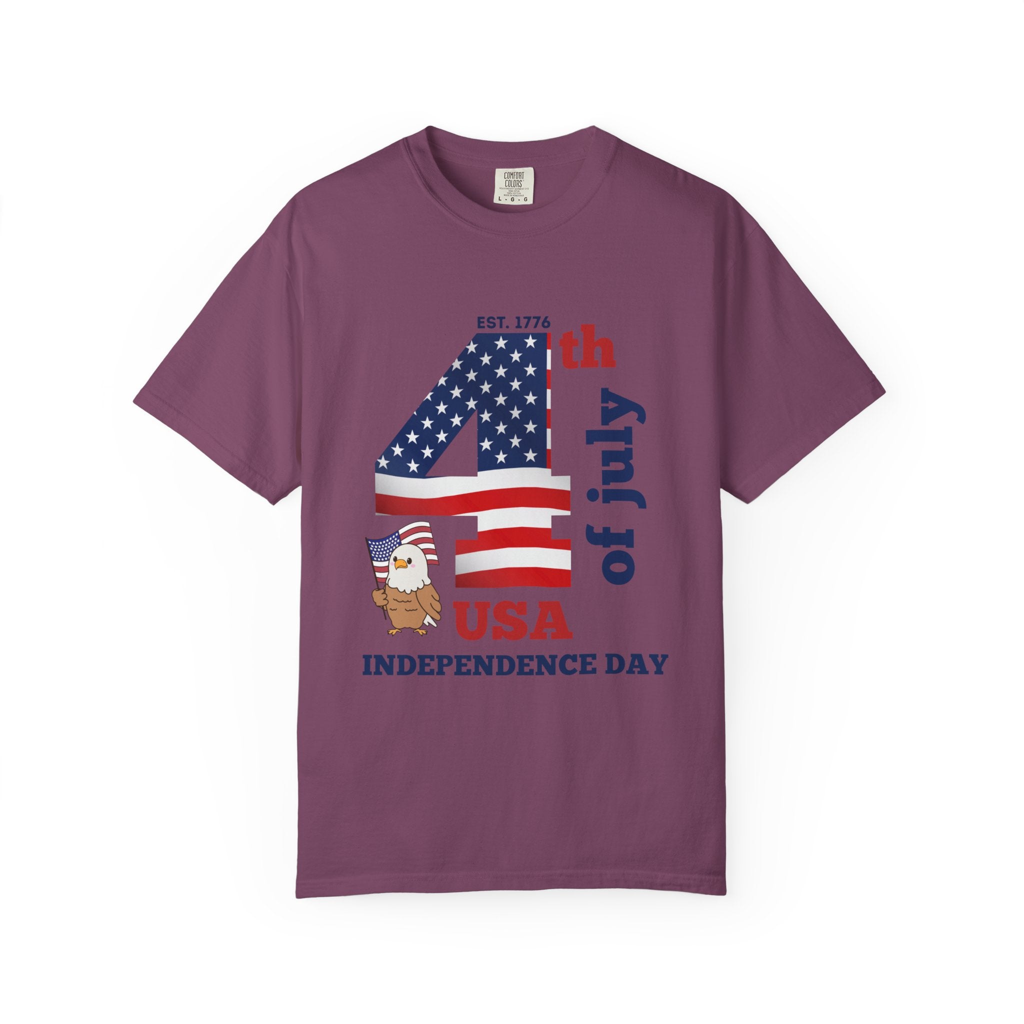 4th of July Patriotic T-Shirt | American Flag Independence Day Shirt | USA Freedom Graphic Tee