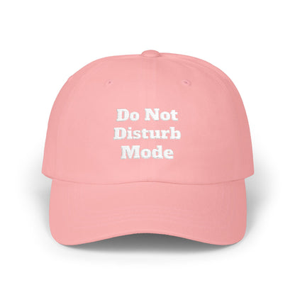 Do Not Disturb Mode Embroidered Baseball Hat Minimalist Aesthetic Cap Unisex Dad Hat