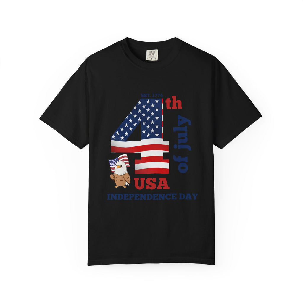 4th of July Patriotic T-Shirt | American Flag Independence Day Shirt | USA Freedom Graphic Tee