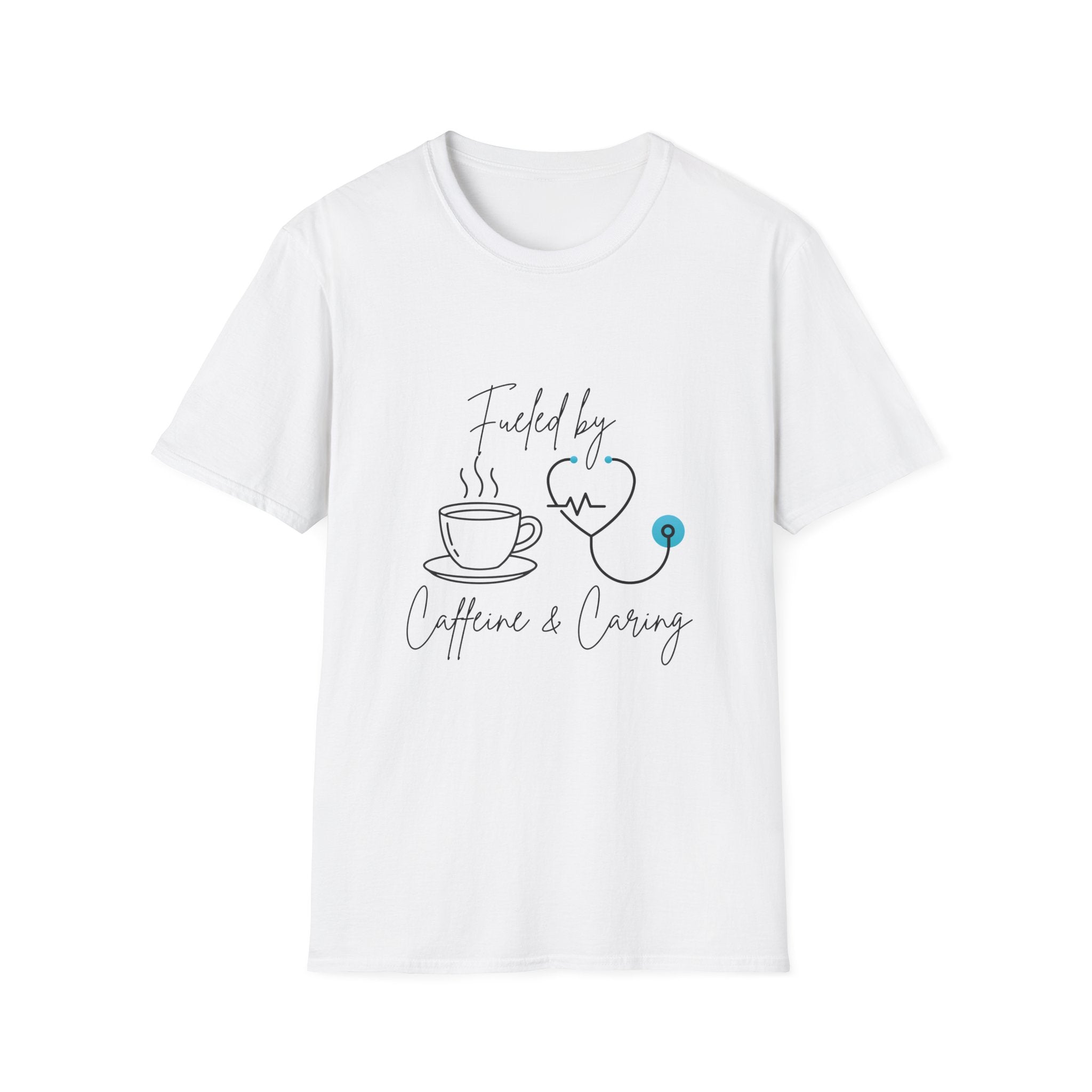 Fueled By Caffeine & Caring Nurse T-Shirt