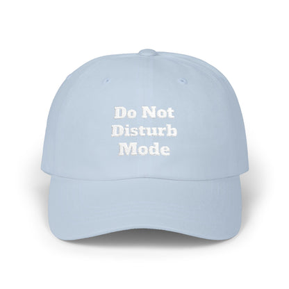 Do Not Disturb Mode Embroidered Baseball Hat Minimalist Aesthetic Cap Unisex Dad Hat
