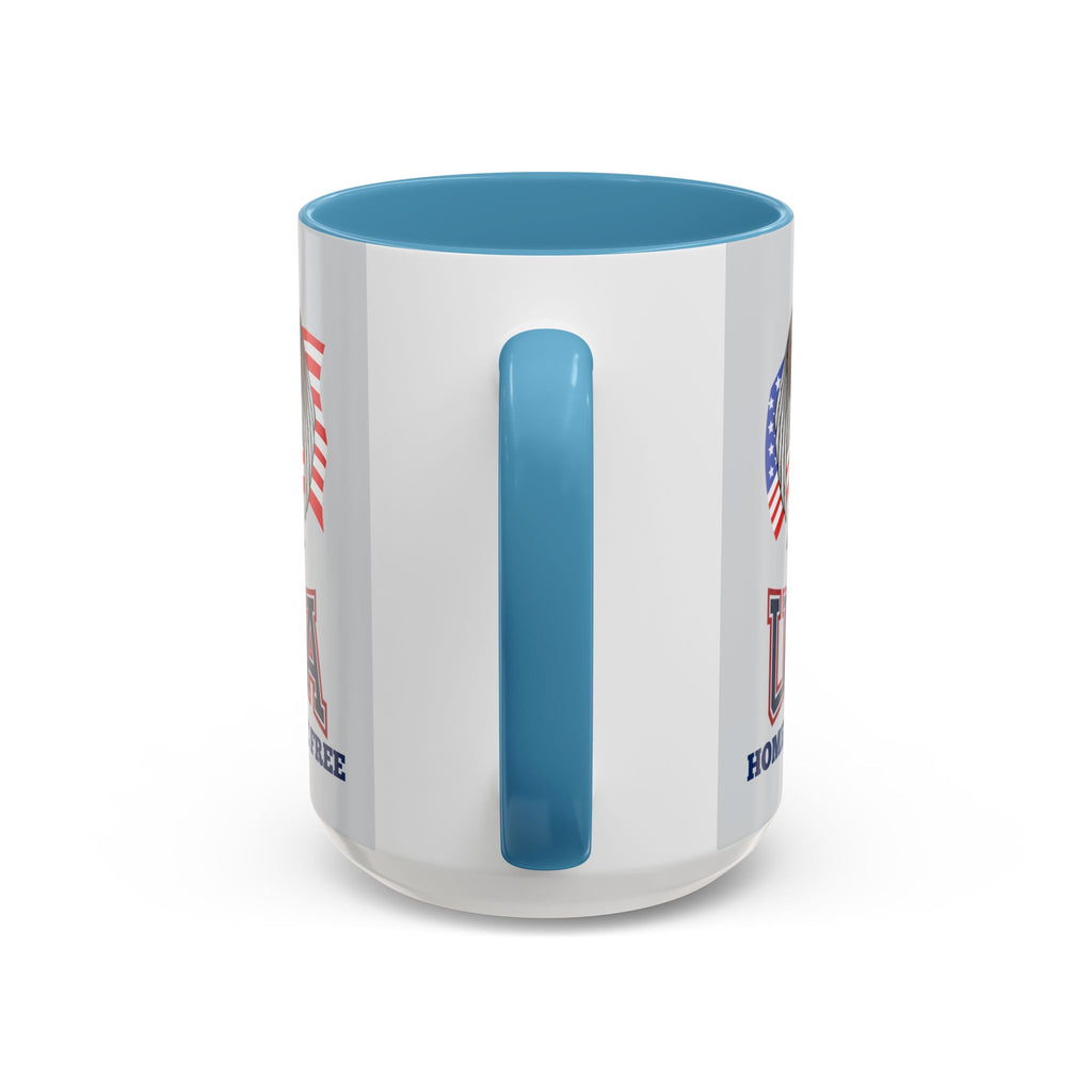 USA Eagle Coffee Mug — 'Home of the Free' Patriotic Accent Mug (11/15 oz)