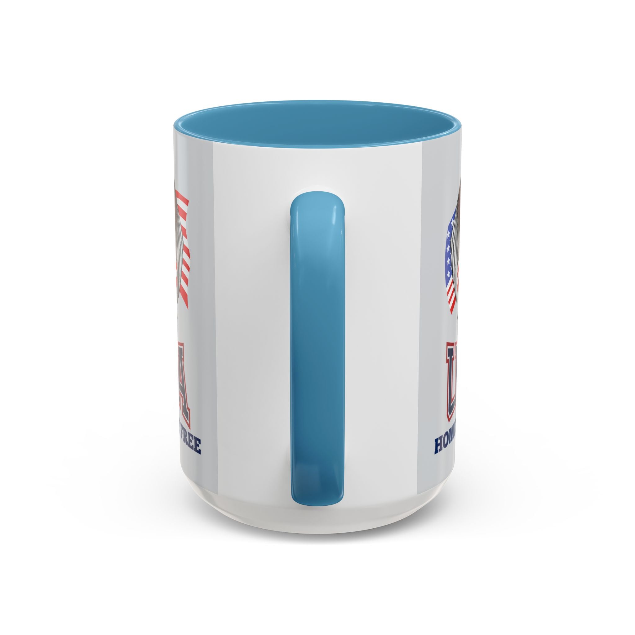 USA Eagle Coffee Mug — 'Home of the Free' Patriotic Accent Mug (11/15 oz)