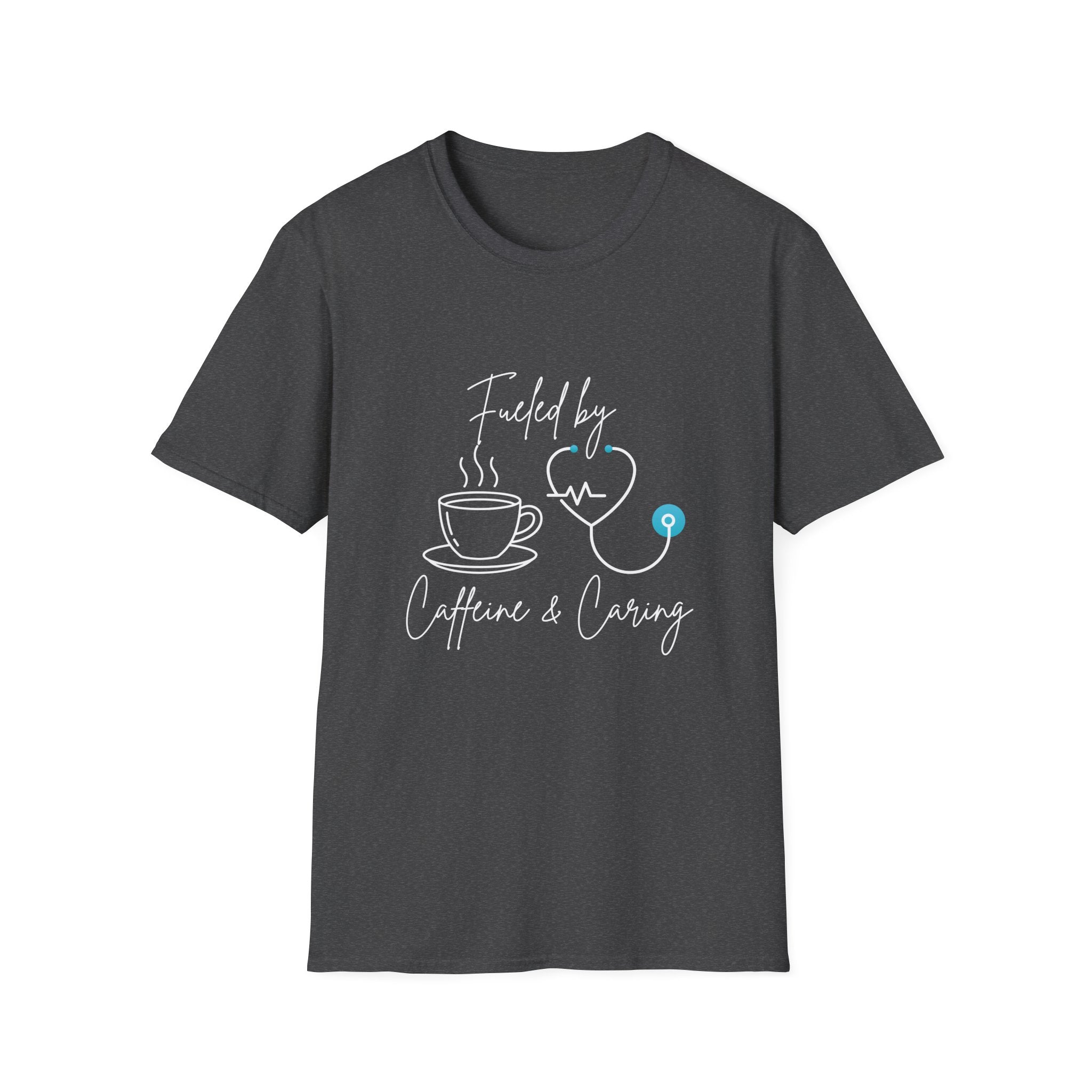 Fueled By Caffeine & Caring Nurse T-Shirt