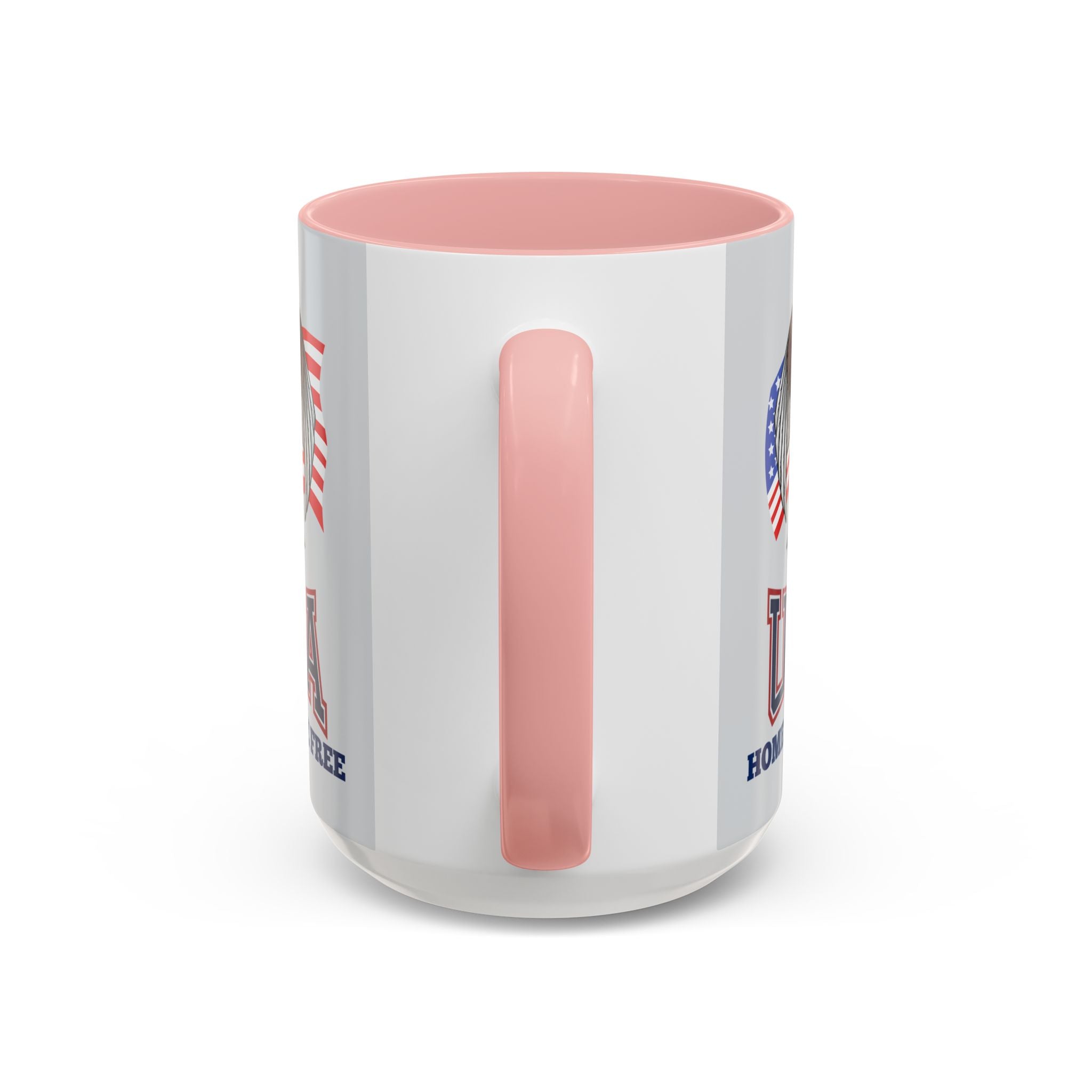 USA Eagle Coffee Mug — 'Home of the Free' Patriotic Accent Mug (11/15 oz)
