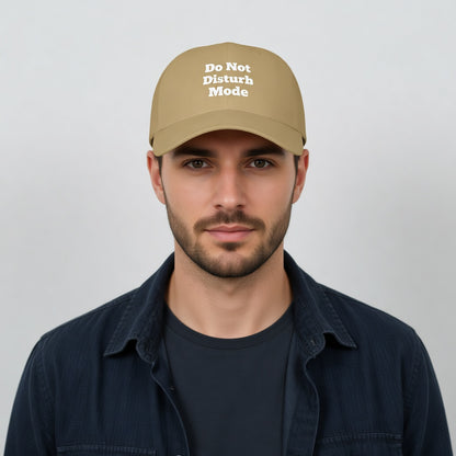 Do Not Disturb Mode Embroidered Baseball Hat Minimalist Aesthetic Cap Unisex Dad Hat