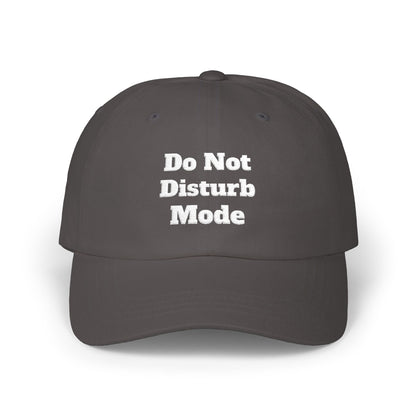 Do Not Disturb Mode Embroidered Baseball Hat Minimalist Aesthetic Cap Unisex Dad Hat