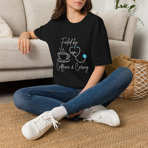 Fueled By Caffeine & Caring Nurse T-Shirt