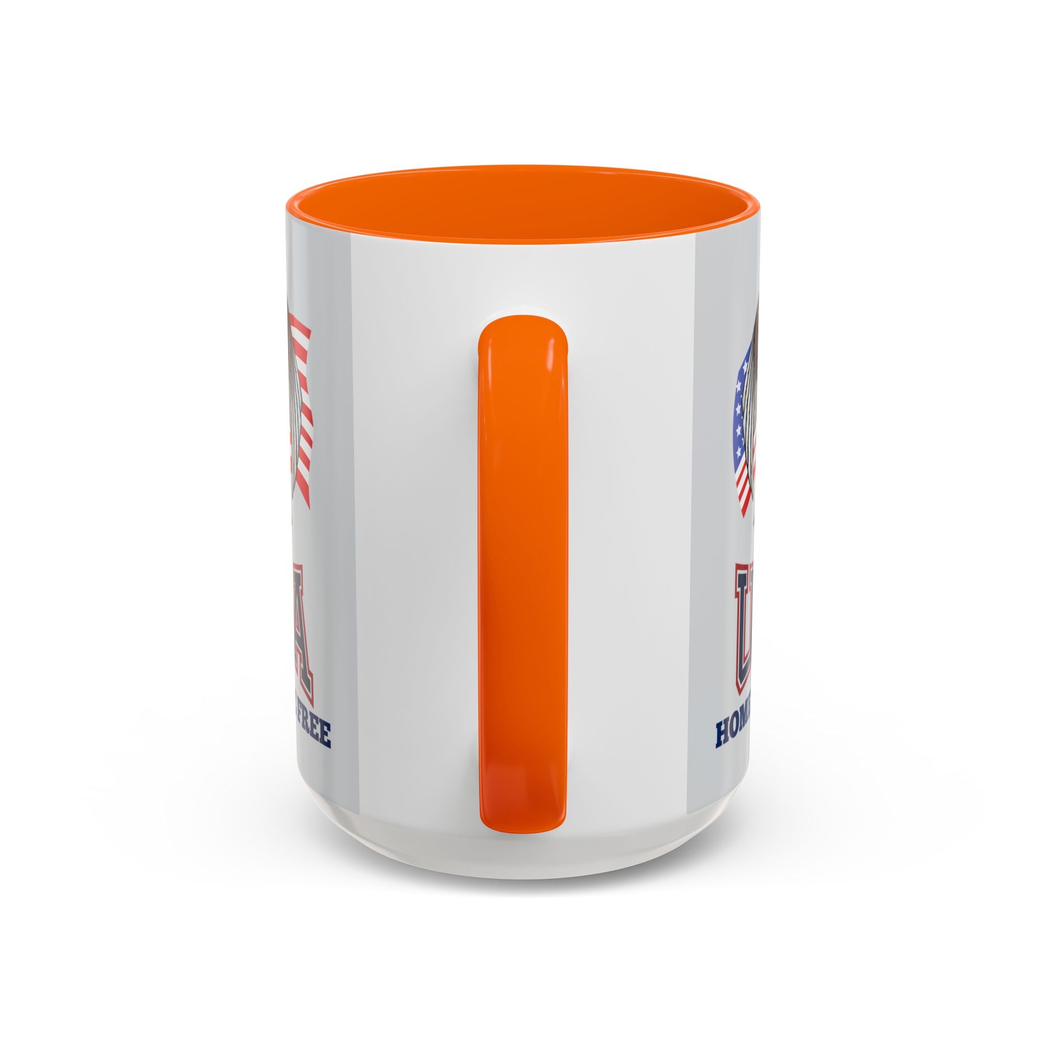 USA Eagle Coffee Mug — 'Home of the Free' Patriotic Accent Mug (11/15 oz)