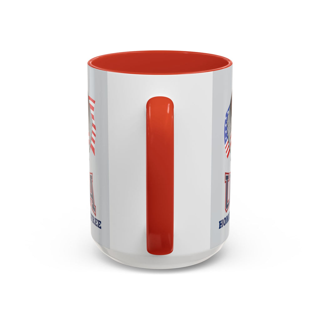 USA Eagle Coffee Mug — 'Home of the Free' Patriotic Accent Mug (11/15 oz)