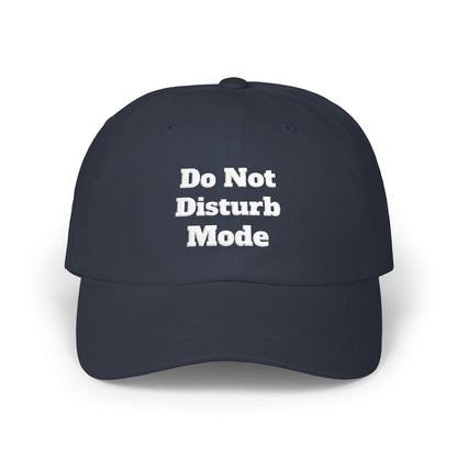Do Not Disturb Mode Embroidered Baseball Hat Minimalist Aesthetic Cap Unisex Dad Hat