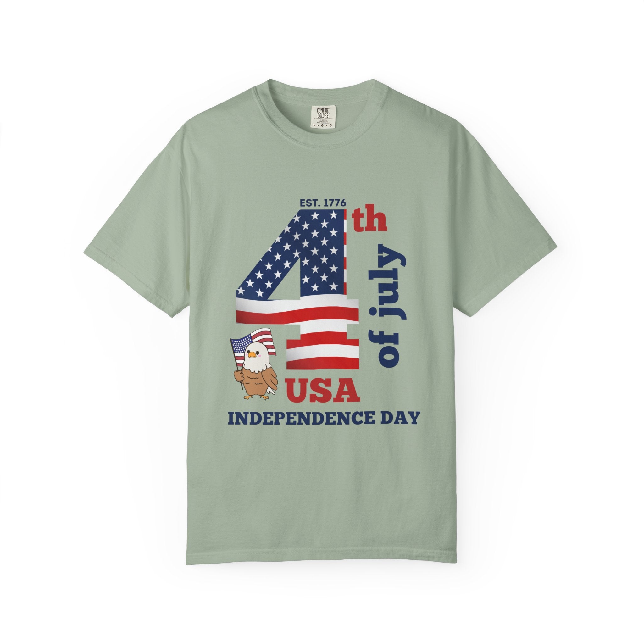 4th of July Patriotic T-Shirt | American Flag Independence Day Shirt | USA Freedom Graphic Tee