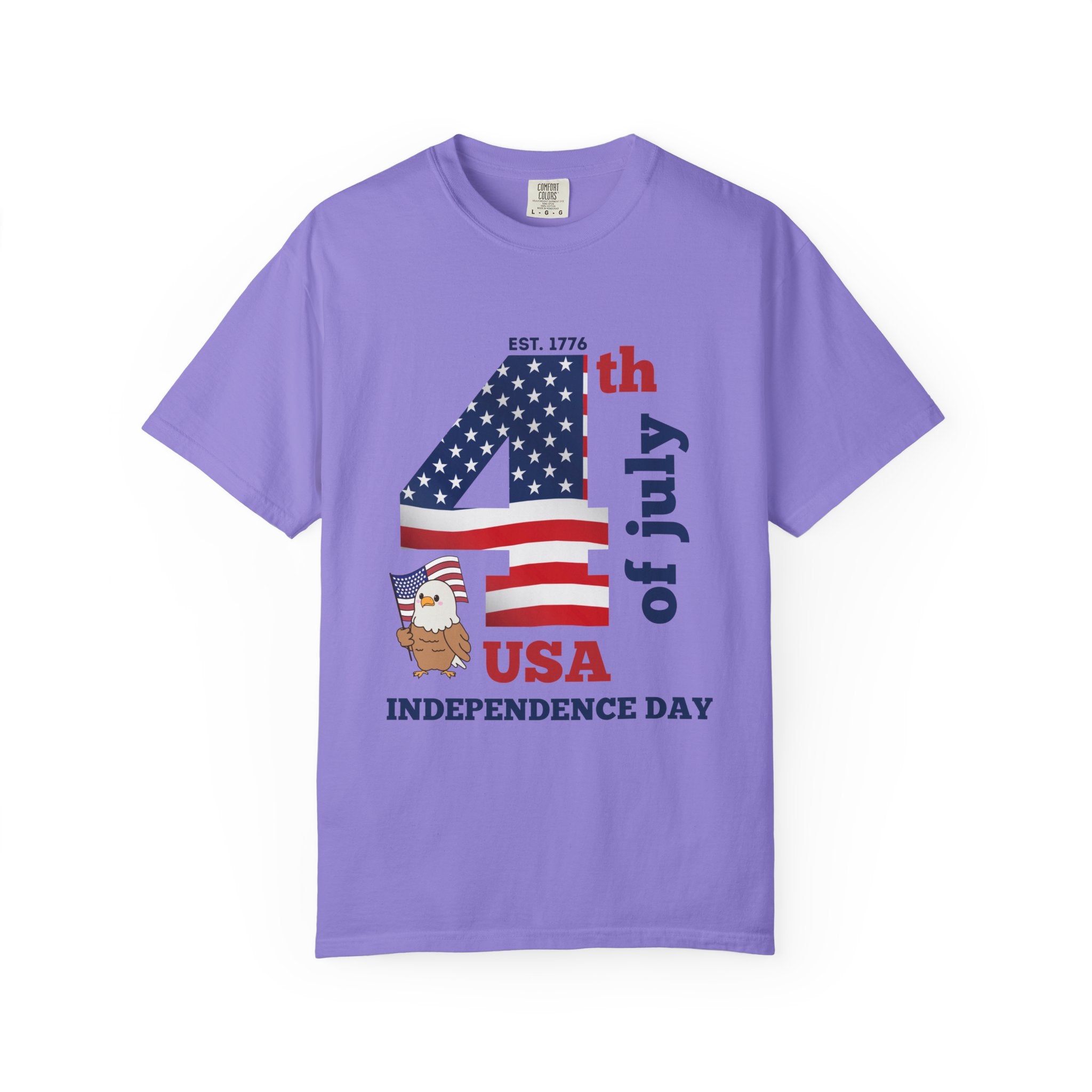 4th of July Patriotic T-Shirt | American Flag Independence Day Shirt | USA Freedom Graphic Tee