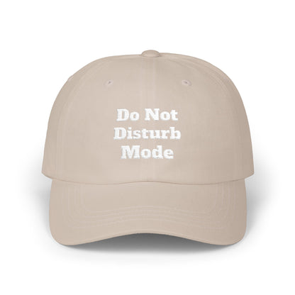 Do Not Disturb Mode Embroidered Baseball Hat Minimalist Aesthetic Cap Unisex Dad Hat