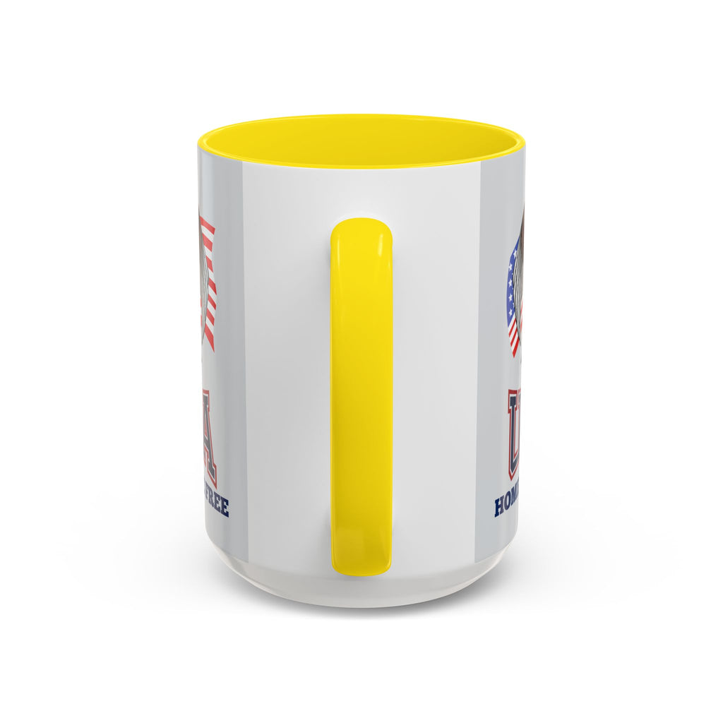 USA Eagle Coffee Mug — 'Home of the Free' Patriotic Accent Mug (11/15 oz)