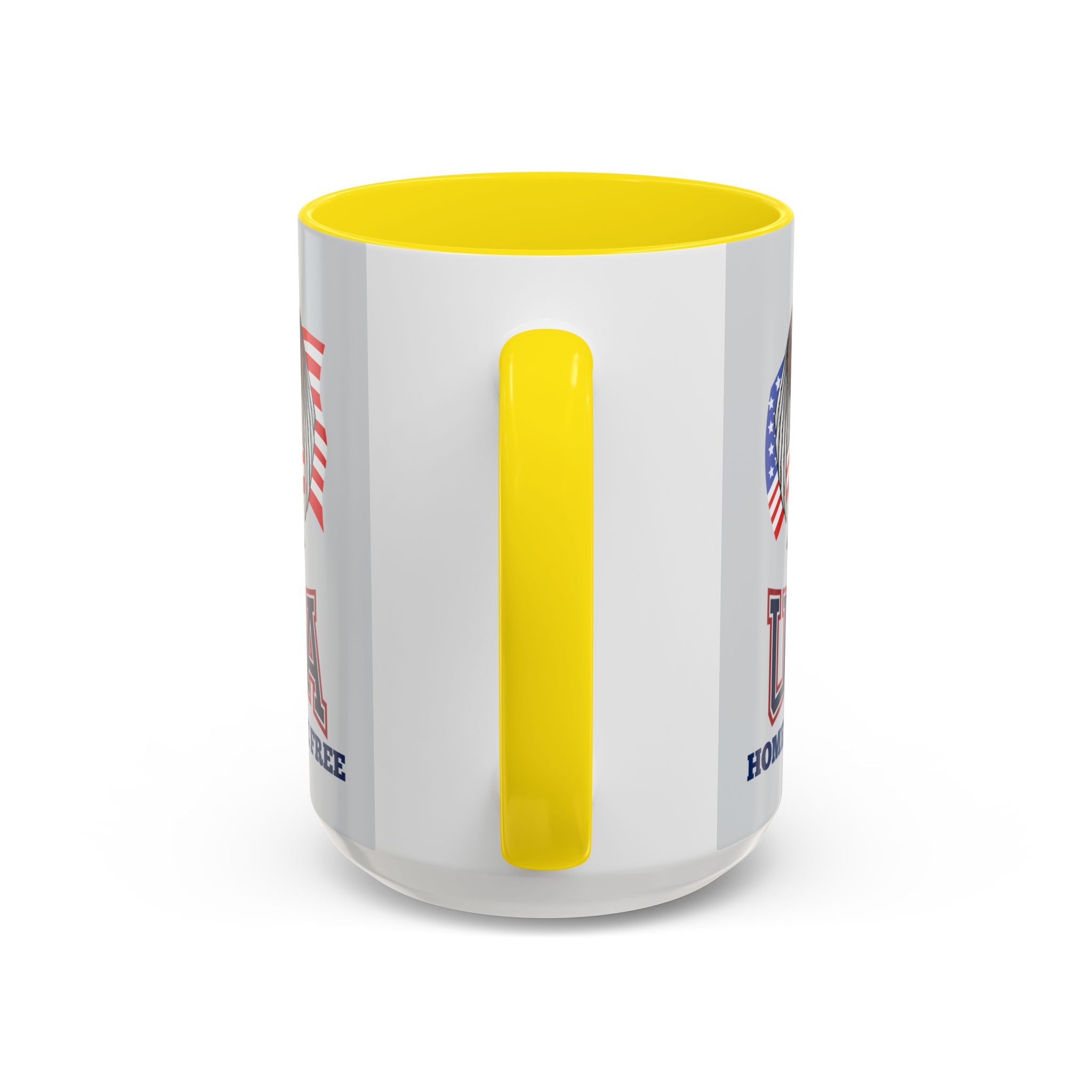 USA Eagle Coffee Mug — 'Home of the Free' Patriotic Accent Mug (11/15 oz)