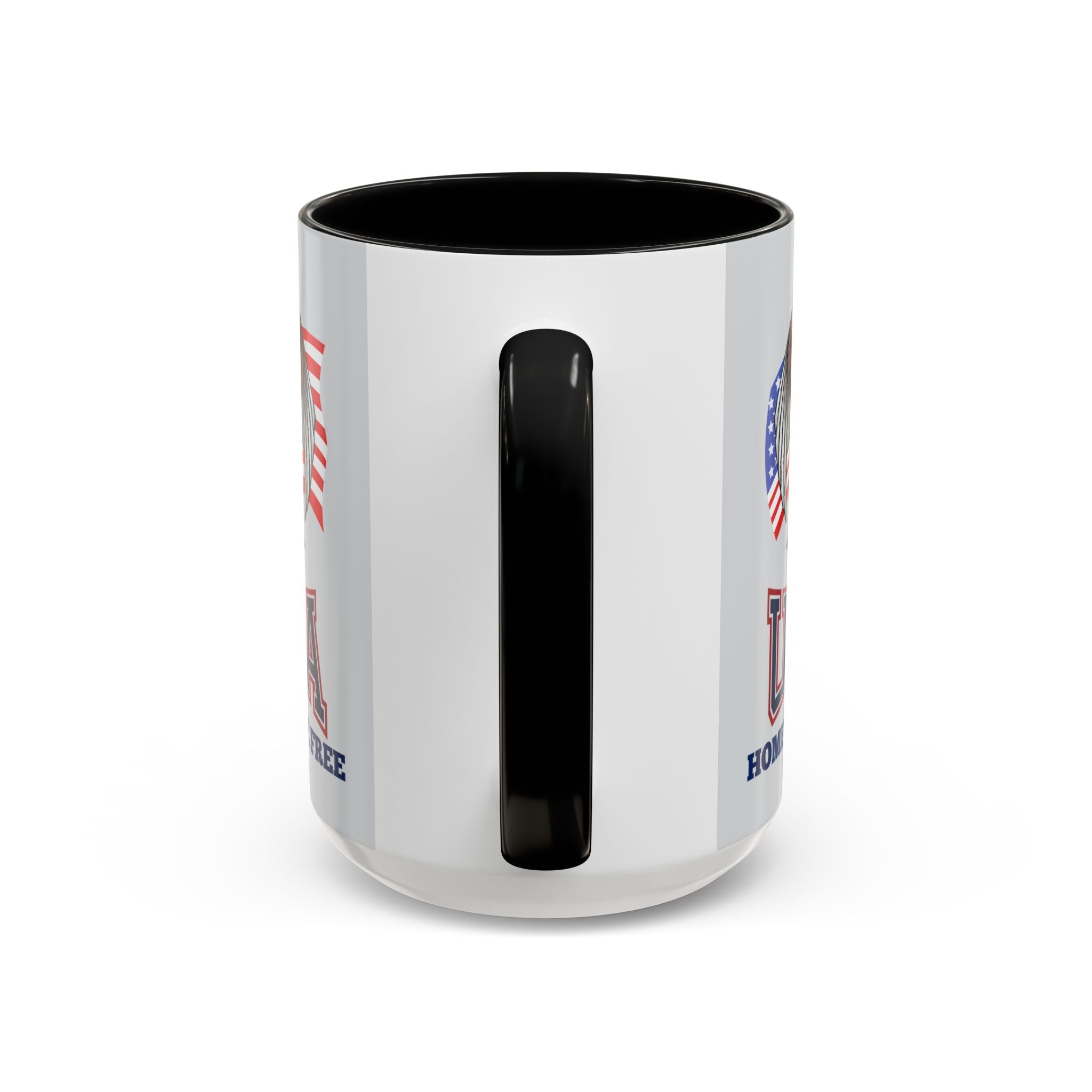 USA Eagle Coffee Mug — 'Home of the Free' Patriotic Accent Mug (11/15 oz)